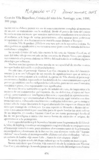 Cristián Vila Riquelme, Crónicas del niño lobo