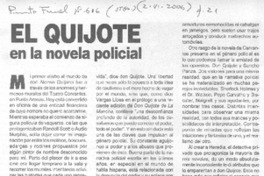 El Quijote en la novela policial