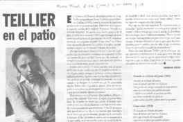 Teillier en el patio