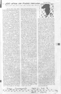 100 años de Pablo Neruda