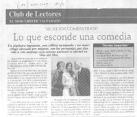 Lo que esconde una comedia
