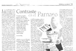 Contraste en el Parnaso