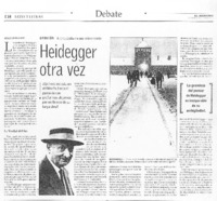 Heidegger otra vez