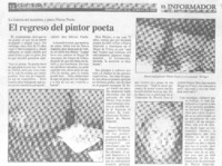 El Regreso del pintor poeta