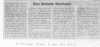 Don Antonio Machado