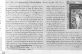 La vida privada de Emile Dubois