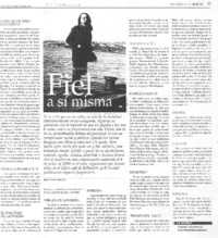 Fiel a sí misma