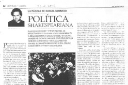 Política shakesperiana