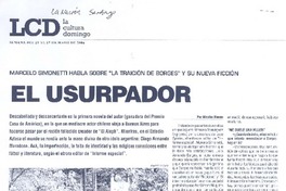El usurpador [entrevista]