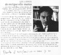 Los libros de Enrique Vila-Matas
