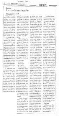 La condición singular