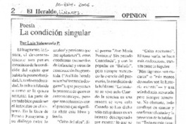 La condición singular