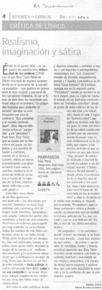 Realismo, imaginación y sátira