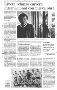 Rivera relanza carrera internacional con nueva obra