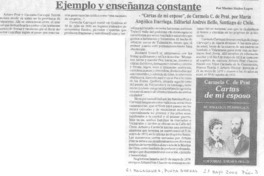 Ejemplo y enseñanza constante