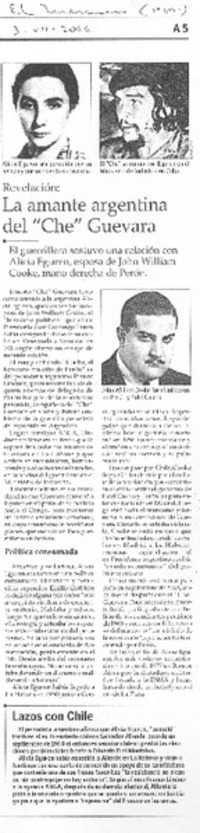 La Amante argentina del "Che" Guevara