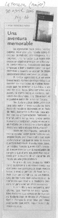 Una aventura memorable