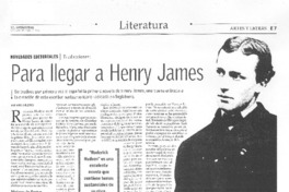 Para llegar a Henry James