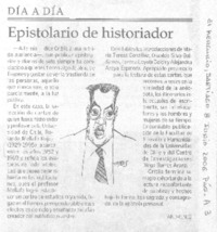 Epistolario de historiador