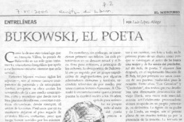 Bukowsky, el poeta
