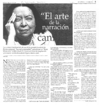 "El arte de la narración" [entrevista]
