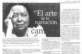 "El arte de la narración" [entrevista]