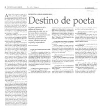 Destino de poeta