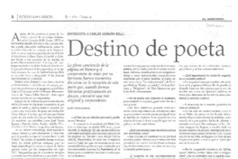 Destino de poeta