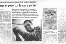 Tiene el poder--y lo van a perder