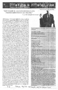 Entrevista a Armando Uribe