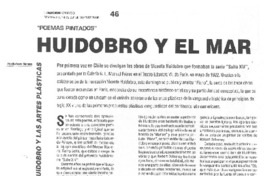 Huidobro y el mar