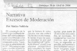 Narrativa. Excesos de moderación
