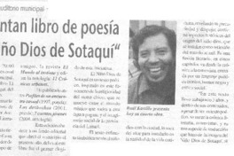 Presentan libro de poesía "El niño Dios de Sotaquí"