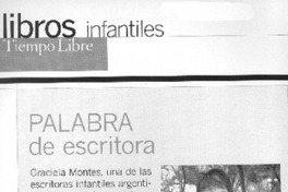 Palabra de escritora [entrevista]