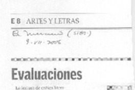 Evaluaciones