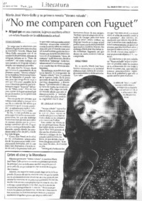 No me comparen con Fuguet"