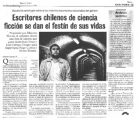 Escritores chilenos de ciencia ficción se dan el festín de sus vidas