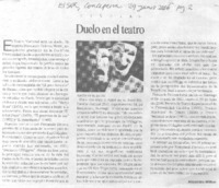 Duelo en el teatro
