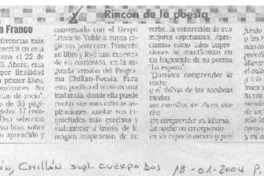 Rincón de la poesía