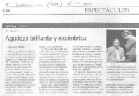 Agudeza brillante y excéntrica