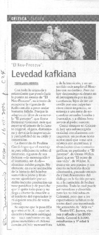 Levedad kafkiana