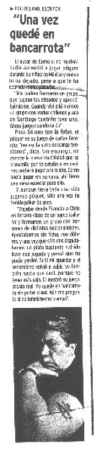 "Una vez quedé en bancarrota"