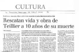 Rescatan vida y obra de Teillier a 10 años de su muerte