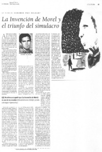 La invención de Morel y el triunfo del simulacro