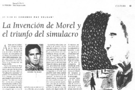 La invención de Morel y el triunfo del simulacro