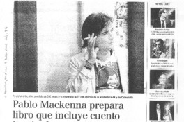 Pablo Mackenna prepara libro que incluye cuento inspirado en su novia actriz
