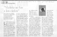 Violeta su fue a los cielos