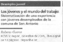 Los jóvenes y el mundo del trabajo