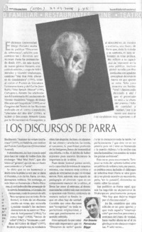 Los discursos de Parra