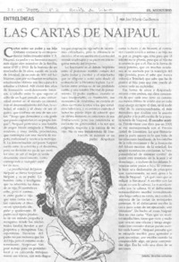 Las cartas de Naipaul